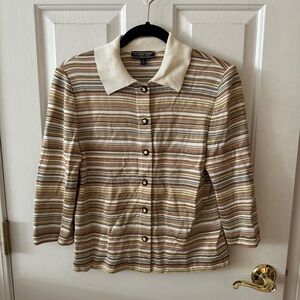 Vintage Women’s St. John Button Down Collared Shirt